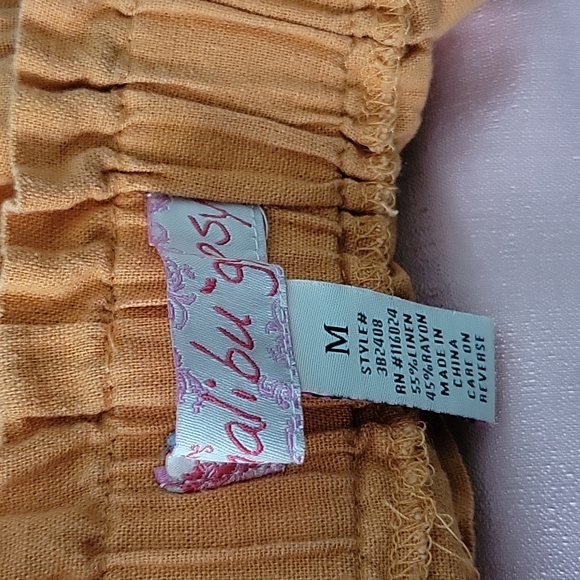 Size M linen shorts with pockets - Picture 3 of 3